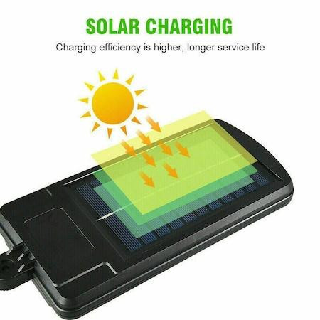 Lampa solara de exterior cu senzor de lumina + senzor de miscare + telecomanda - Img 2