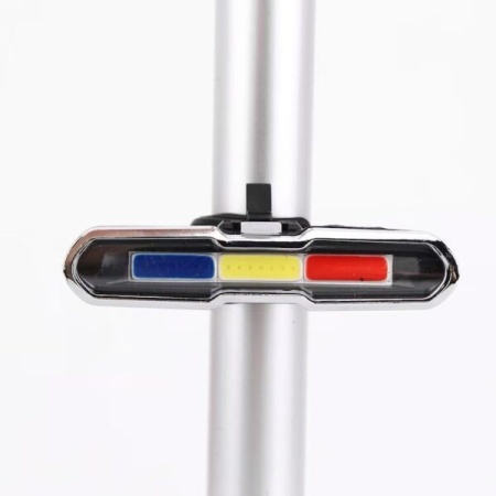 Lumina spate USB pentru trotinete electrice, negru, LED - Img 3