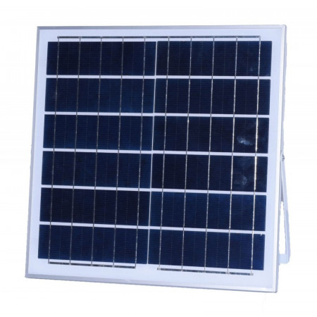 Proiector cu panou solar, senzor de lumina si telecomanda 100W - Img 6