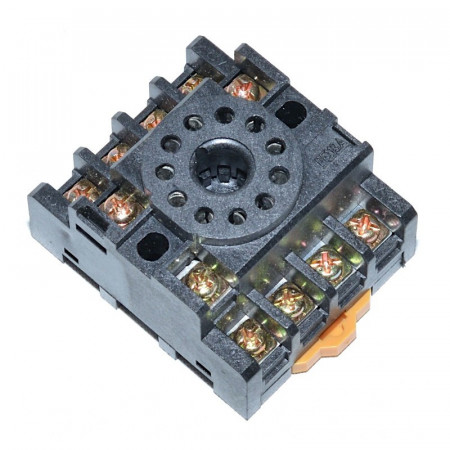 Releu Industrial 12V–AC/11P cu Soclu - Img 2