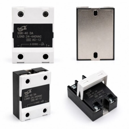 Releu Static SSR-40 DA 40A 24-440V AC Control 3-32V DC - Img 4
