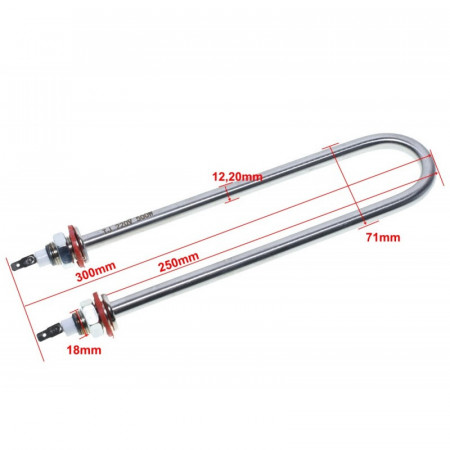 Rezistenta nichelata tip U / TJ 500W