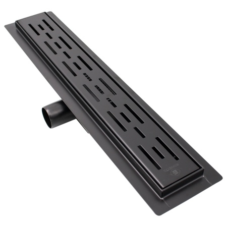 Rigola din inox CLASSIC NEGRU 400x70 - Img 5