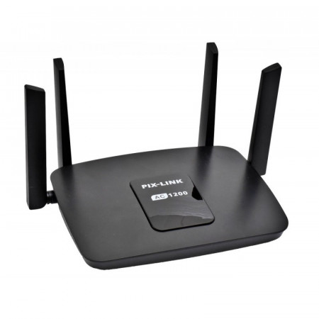 Router Wireless AC 1200Mbps dual band 2.4GHz / 5GHz Pix Link
