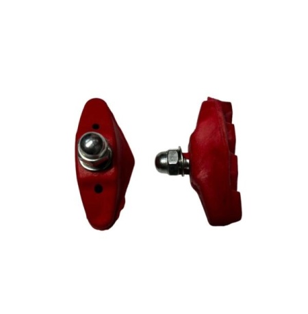 Saboti frana de bicicleta ,2 pe set – rosu - Img 2