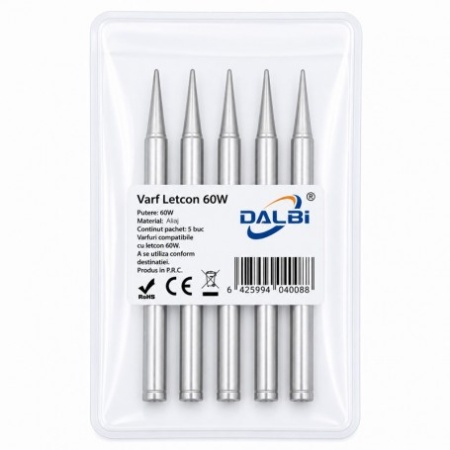 Set 5 Bucati Varfuri pentru Letcon Electric 60W, 5.4mm x 70mm - Img 4