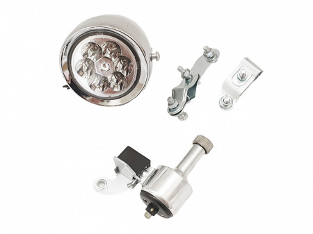 Set clasic de far LED si dinam - Img 2