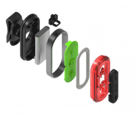Stop Oval COB LED, reincarcabil USB, negru - Img 4