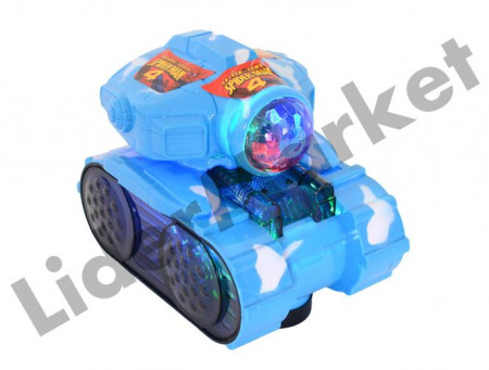 Tanc de jucarie spiderman 4 cu baterii