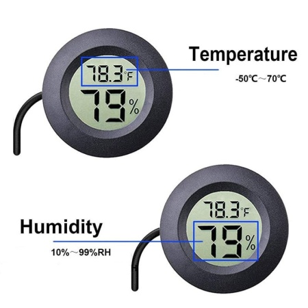 Termometru - Higrometru Digital HT-3 Incastrabil cu Sonda si Afisaj LCD - Img 2