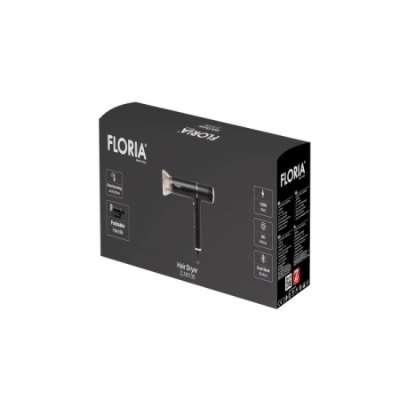 Uscator de par Floria ZLN9136 - 1200W, 3 trepte viteza, functie aer rece, maner pliabil - Img 2