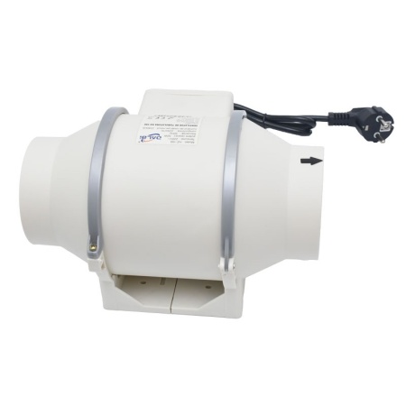 Ventilator Profesional pentru Tubulatura in Linie HZ-150, Putere 40W, Debit 600m3/h, Ø150mm - Img 2
