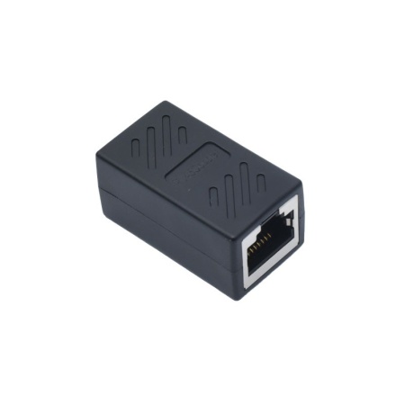 Adaptor RJ45 UTP mama - mama Negru CAT5/6 - cupla retea Ethernet - Img 4