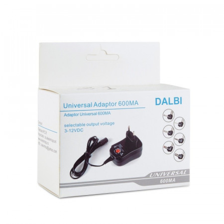 Alimentator transformator stabilizat 220V, tensiune reglabila 3V-12V DC / 600mA - Img 2