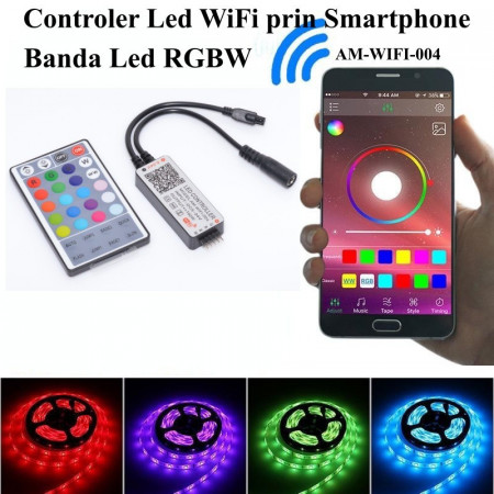 Controler led RGBW - WIFI la smatrphone , 32 Taste