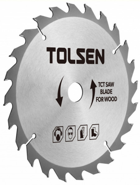 Disc circular cu vidia pentru lemn 185x30x60T, Tolsen