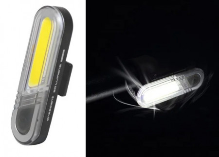 Far fata si stop spate 7 LED, reincarcabile USB - Img 2