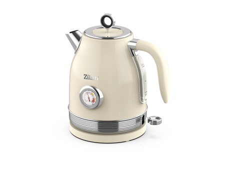 Fierbator Retro Zilan ZLN1184, 2200W, 1.7L, baza detasabila 360°, indicator luminos, protectie fierbere uscata, ON/OFF automat sau manual