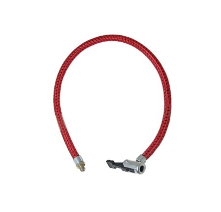 Furtun pompa umflat aer 50 cm , cu racord 8mm si cap pentru valva - Img 2