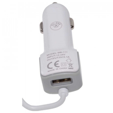 Incarcator auto fast USB Type-C 3.1A si USB suplimentar - Img 2