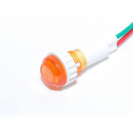 Indicator martor cu fir 12V, rosu, verde, portocaliu sau albastru - Img 4