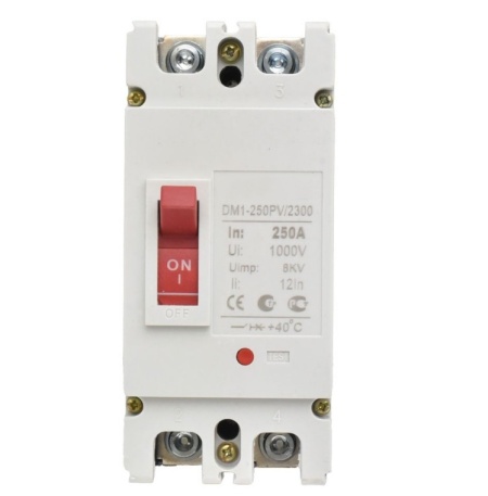 Intrerupator de circuit solar MCCB 2P-250A / 1000V DC - Img 4