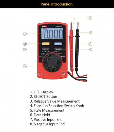 Multimetru UNI-T, UT120A Cu Autoscalare - Img 3