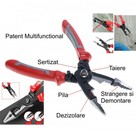 Patent multifunctional 9 in 1