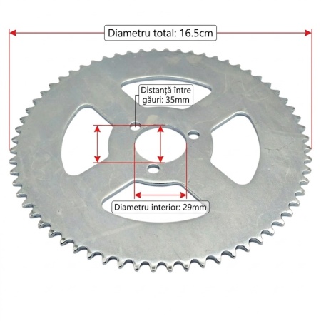 Pinion Spate Pocket Bike / Mini ATV – 64 Dinți - Img 3