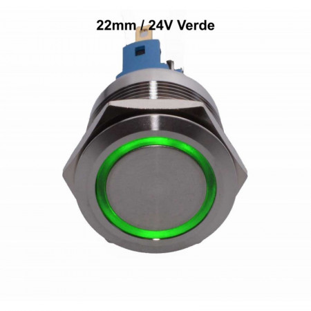 Push buton 22mm / 24V cu LED - Img 4
