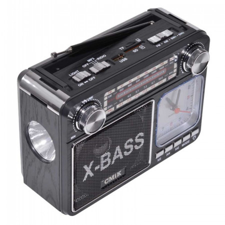 Radio MK-135 cu ceas si lanterna - Img 3