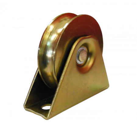 Roata pentru porti culisante U 100mm / 20mm latime - Img 2