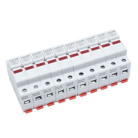 Suport Siguranta Fuzibila 10x38mm / DC 1000V Sistem Fotovoltaic - 10buc/set - Img 2