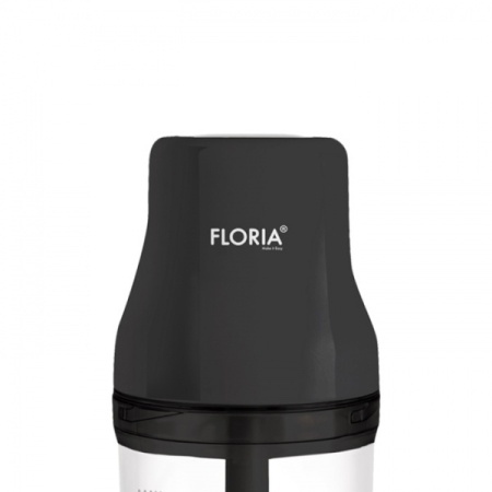 Tocator electric FLORIA ZLN3035 - 200W, bol 500ml, lame inox, design compact, negru - Img 3
