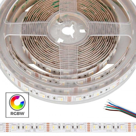 Banda LED flexibila RGBW 5050 , IP20 , 5M/ROLA