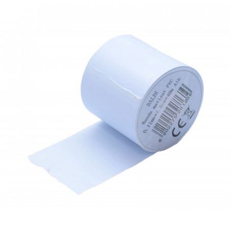 Banda matisatdin PVC aer conditionat 7,5CM X 40M alb - Img 4