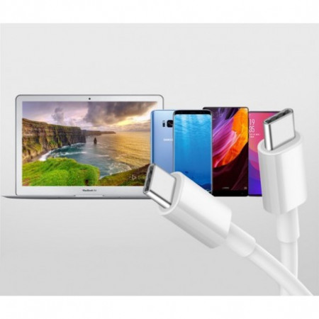 Cablu de alimentare si transfer date USB-C la USB-C 2 metri - Img 2