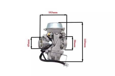 Carburator PD40 compatibil ATV Polaris Sportsman, Scrambler, Predator 500 - Img 5