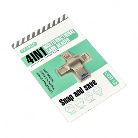 Cititor de Carduri 4 in 1 Multifunctional Transfer Rapid / USB-12 - Img 2