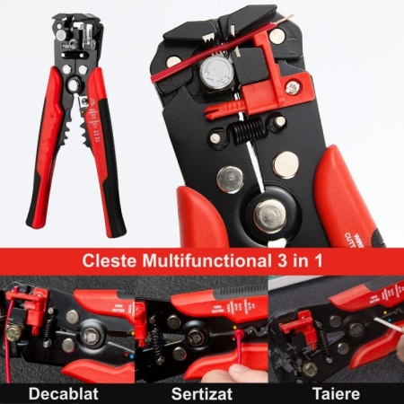 Cleste dezizolat cablu profesional 1807 - Img 3