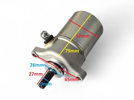 Electromotor 9 dinti Yamaha X-Max si X-City 125cc - Img 4