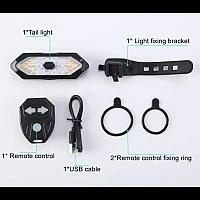 Far Stop Bicicleta FY-1820 Semnalizare Telecomanda Wireless - Img 2