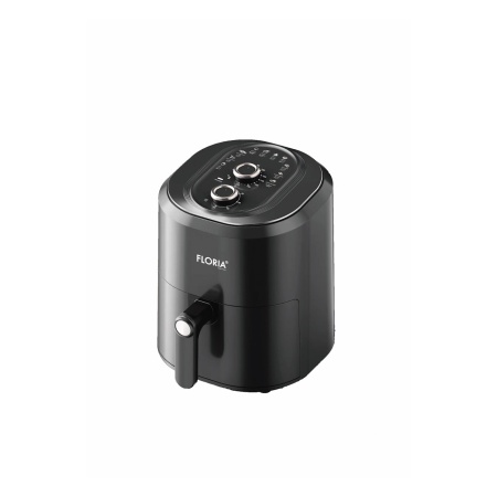Friteuza cu aer cald Floria ZLN8009 Neagra, putere 1360W, Capacitate 6 Litri, temperatura reglabila
