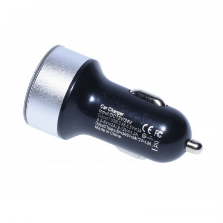 Incarcator auto Qualcomm USB 3.0 + PD-USB TIP C - Img 2
