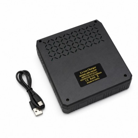 Incarcator Universal pentru Acumulatori Li-ion 4 Sloturi 18650 USB Type-C - Img 5