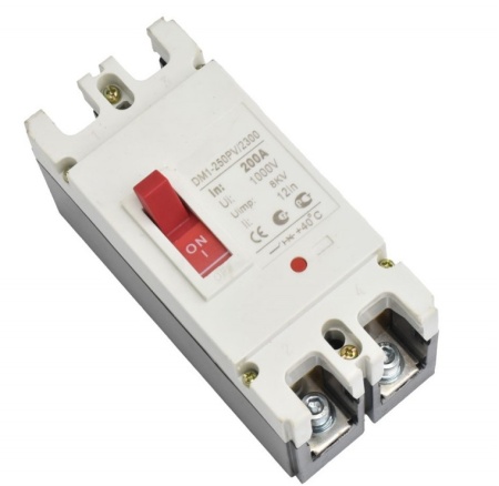 Intrerupator de circuit solar MCCB 2P-200A / 1000V DC - Img 4
