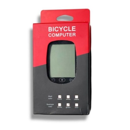 Kilometraj digital bicicleta YE100-A cu fir 19 functii afisaj temperatura ora comparator