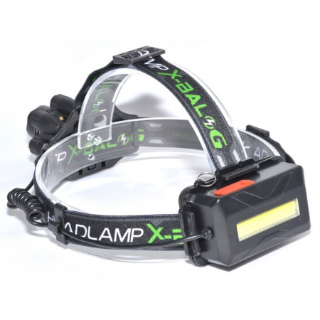 Lanterna de Cap 8 LED + 1 Cob cu Acumulatori BL-T88-8 - Img 2