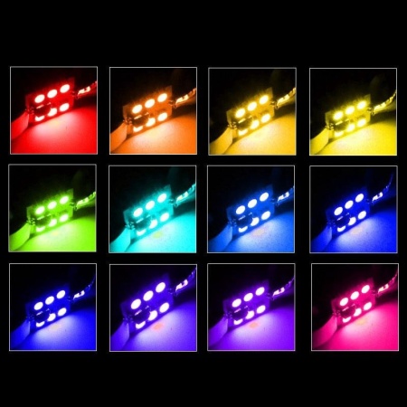 Led RGB Auto cu Telecomanda diferite marimi - Img 4
