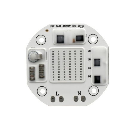 Pastila LED COB 50W 220V AC: albastru, galben, rosu, verde - Img 2